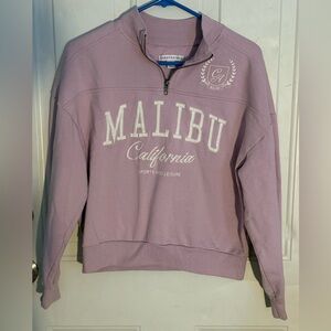 Aeropostale Malibu California Quarter Zip Sweatshirt Small